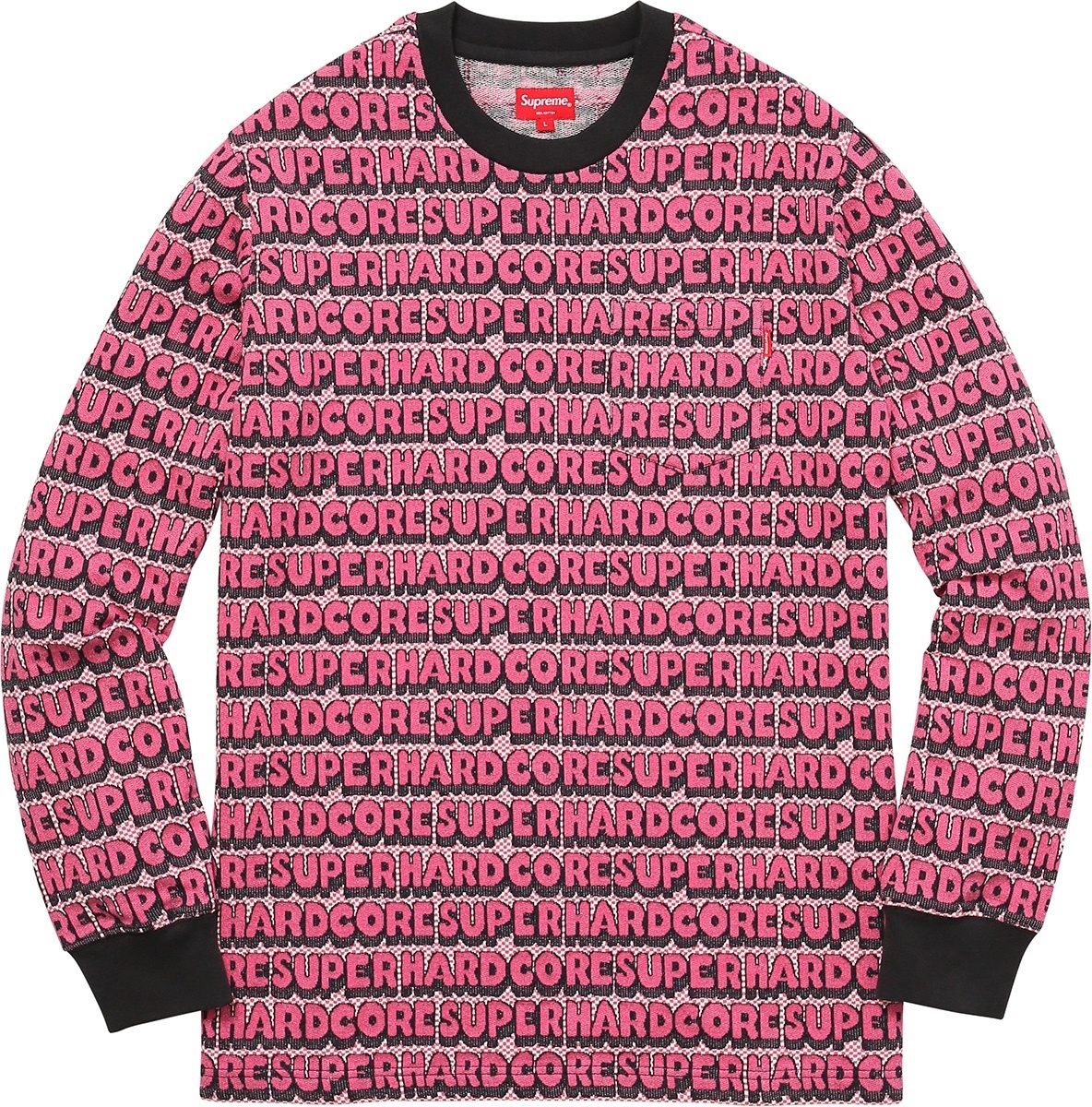 Super Hardcore Jacquard L/S Top view 2